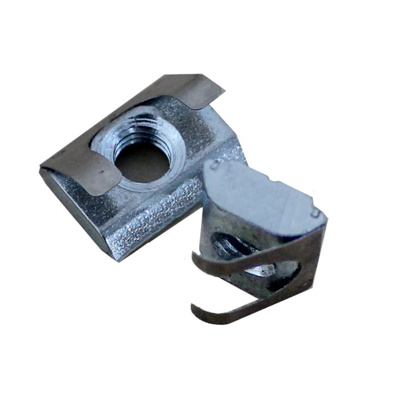 Slot nut, Profil8 thread M6 - swiveling with spring plate, 0,69 €