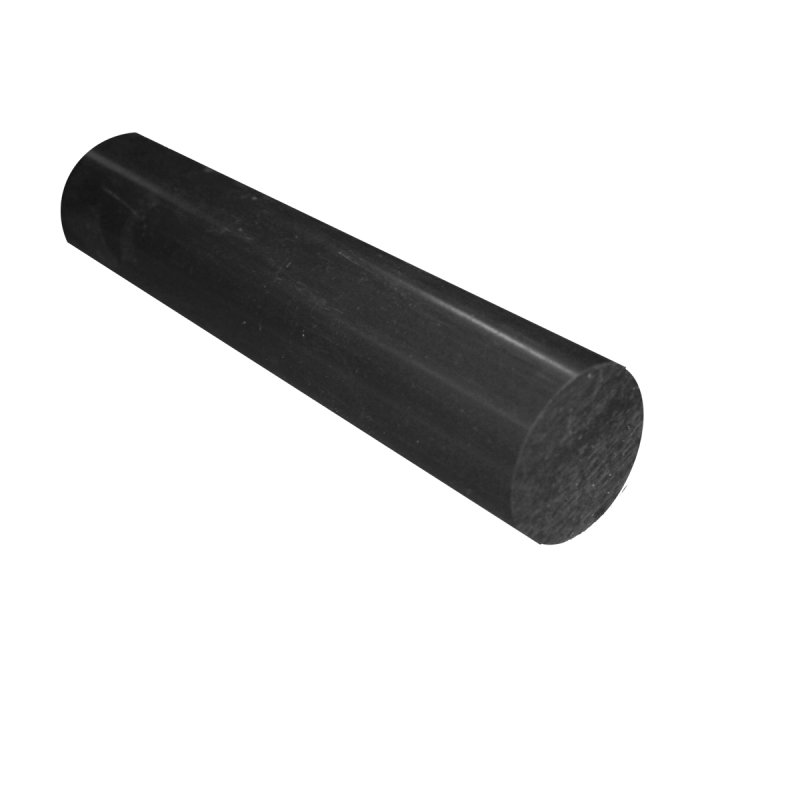 PVC round bar black 20mm round rod 1000mm, 12,95 €